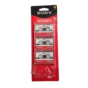 Sony Vintage Micro Cassettes MC-90 Lot Of 3 New Other